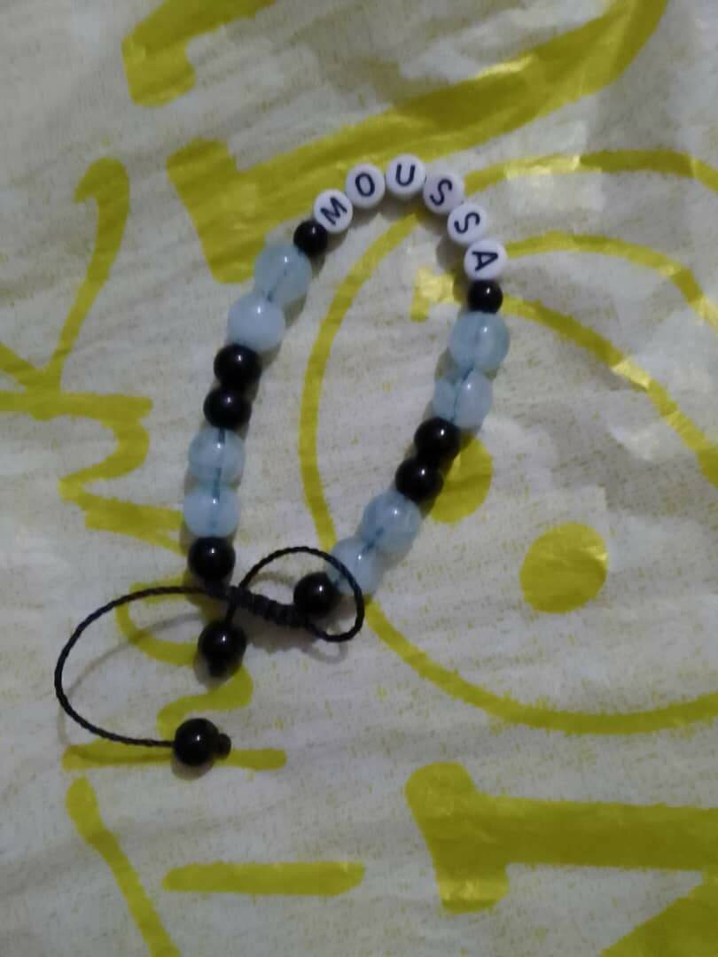 Bracelet perles personnalisable