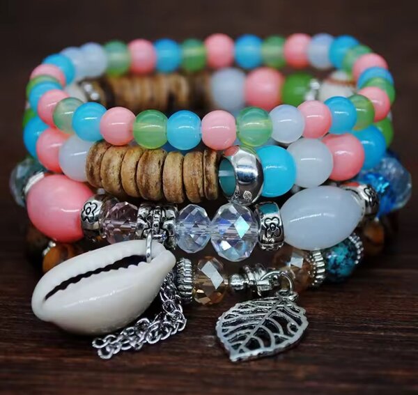 Bracelets colorés bohèmes