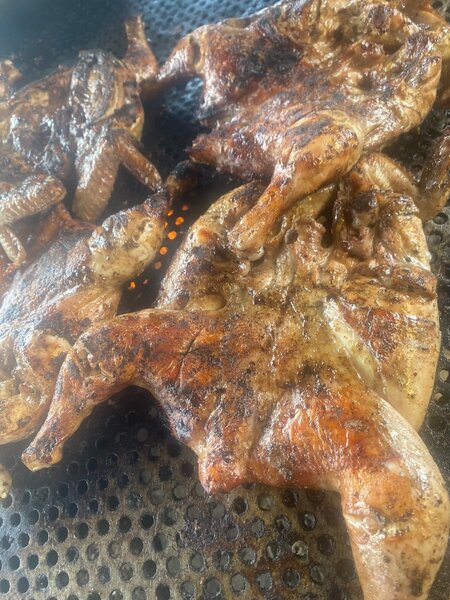 Poulet grillé savoureux