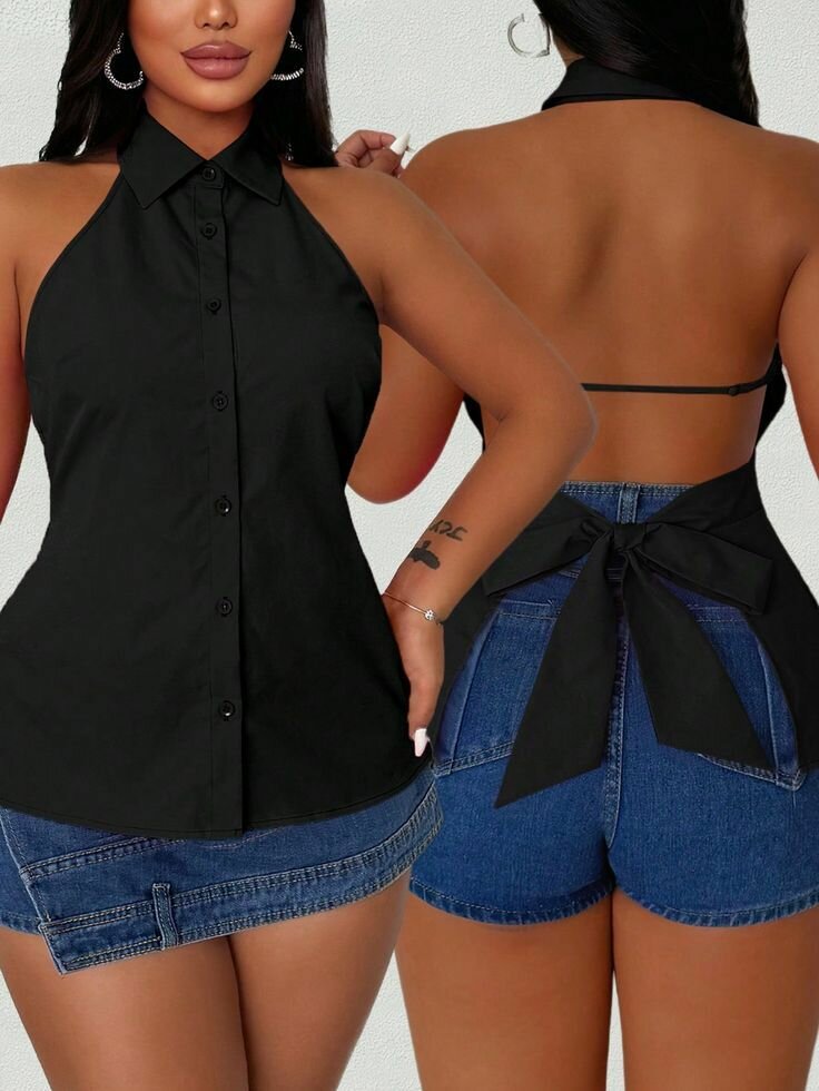 Top dos-nu chic femme