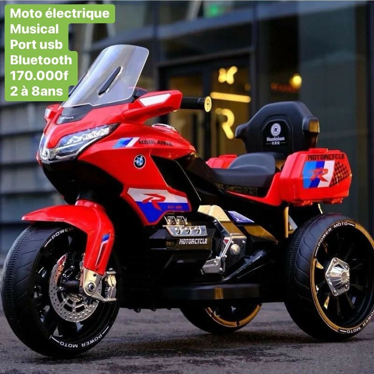 Voiture et moto électrique
