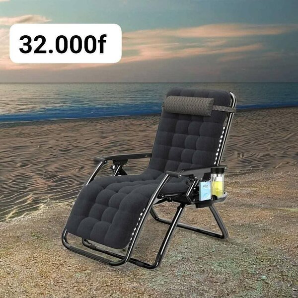 Fauteuil inclinable confort extérieur