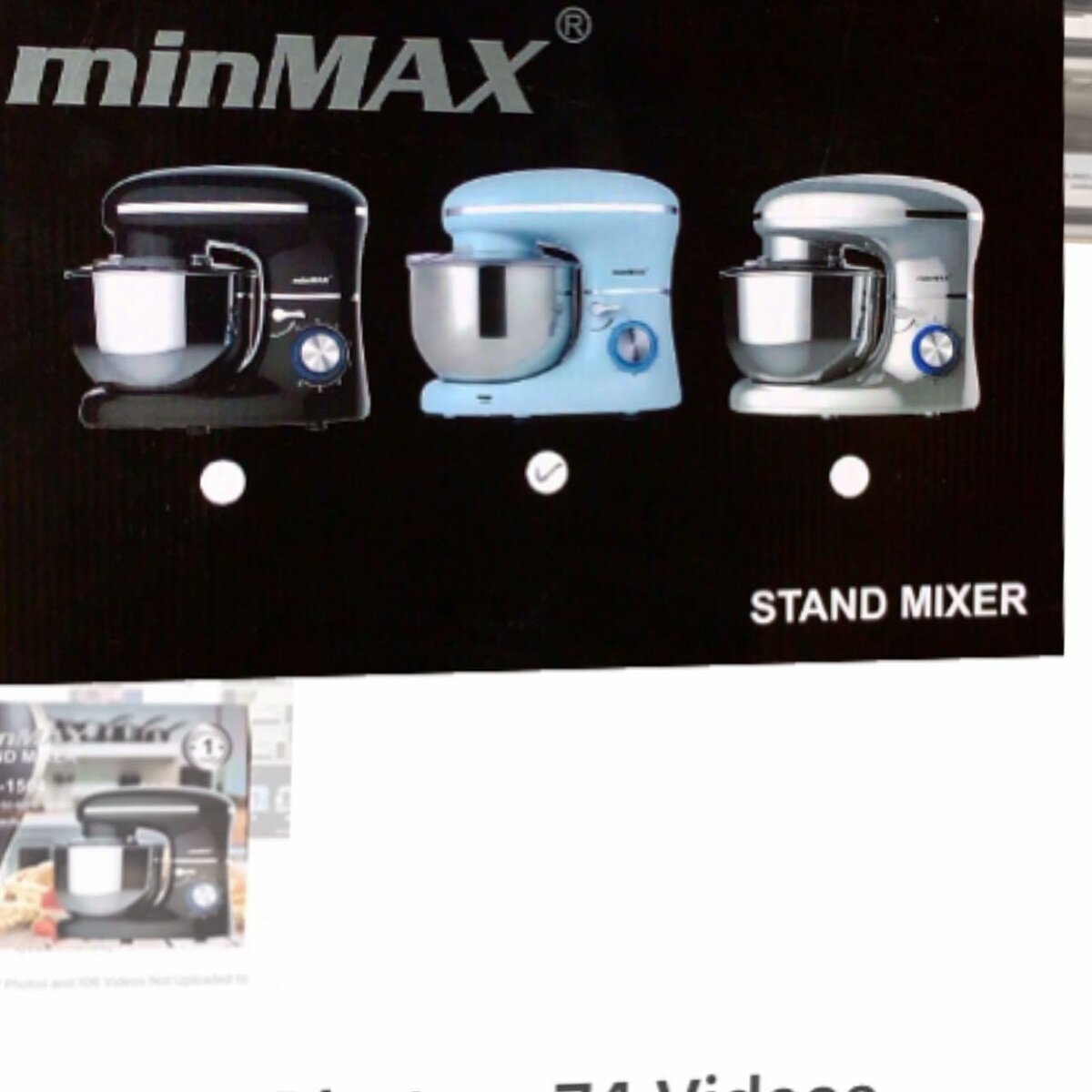 MinMax Stand cake mixer 6.5 Liters Capacity