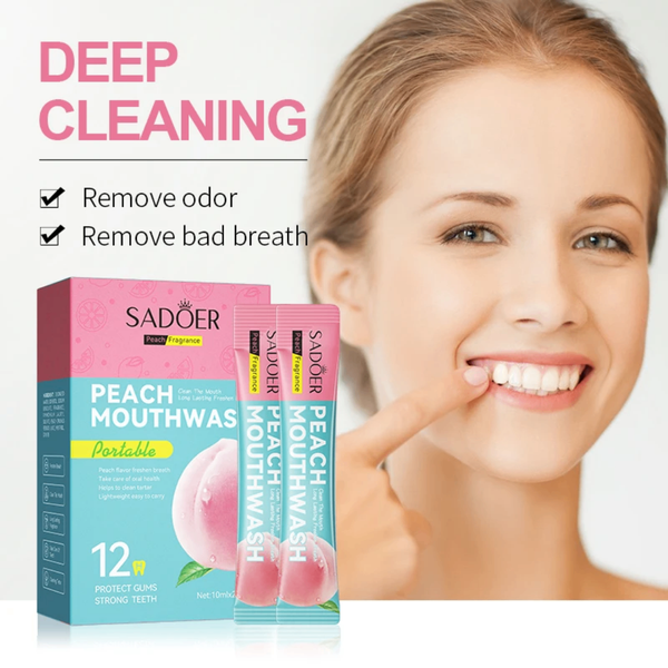 Authentic sadoer mouth wash n teeth whitening