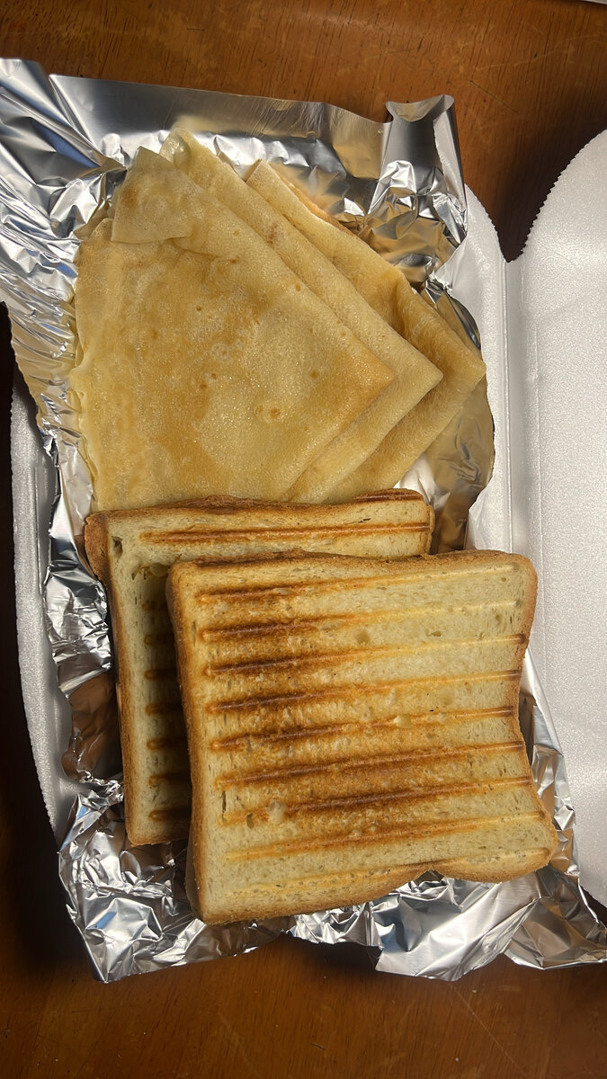 Croque-monsieur et crêpes