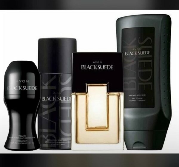 Set for men Avon Black Suede