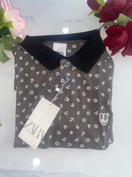 Polo Homme Imprimé Nautique