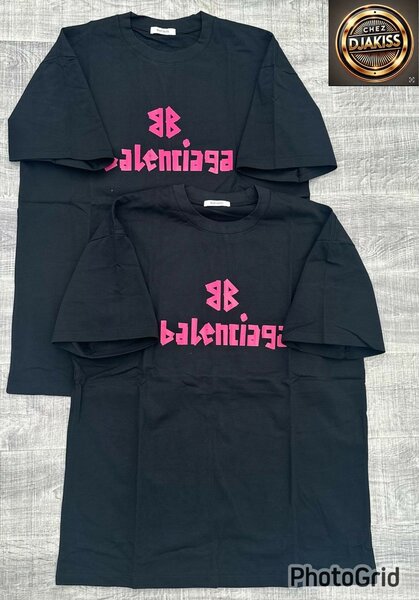 T-shirt noir Balenciaga