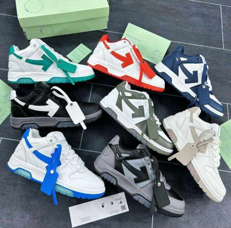 Baskets modernes en cuir