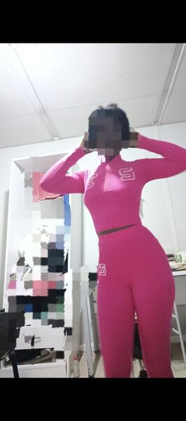 Ensemble Fitness Femme Rose