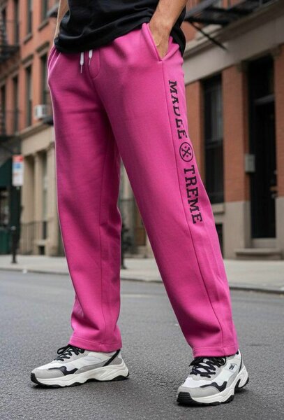 Pantalon de jogging rose homme