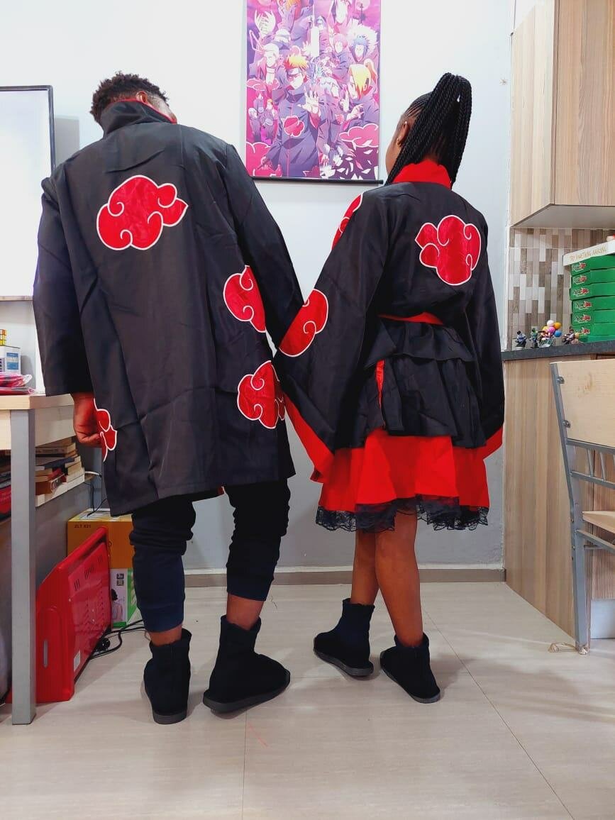 Akatsuki cloaks and Akatsuki female Kimono