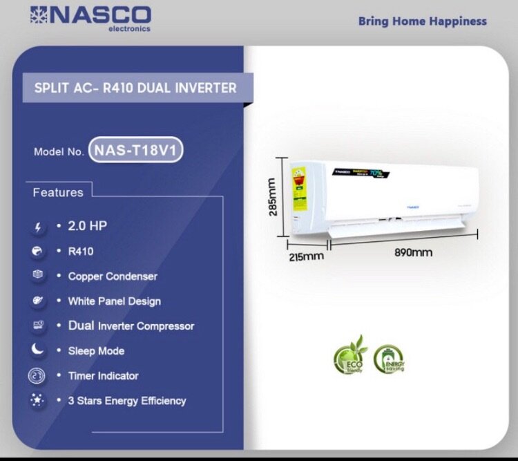 Nasco Air Conditioner 2.0HP