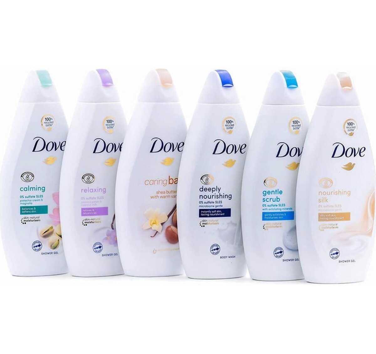 Irish spring shower gel, dove sure spray