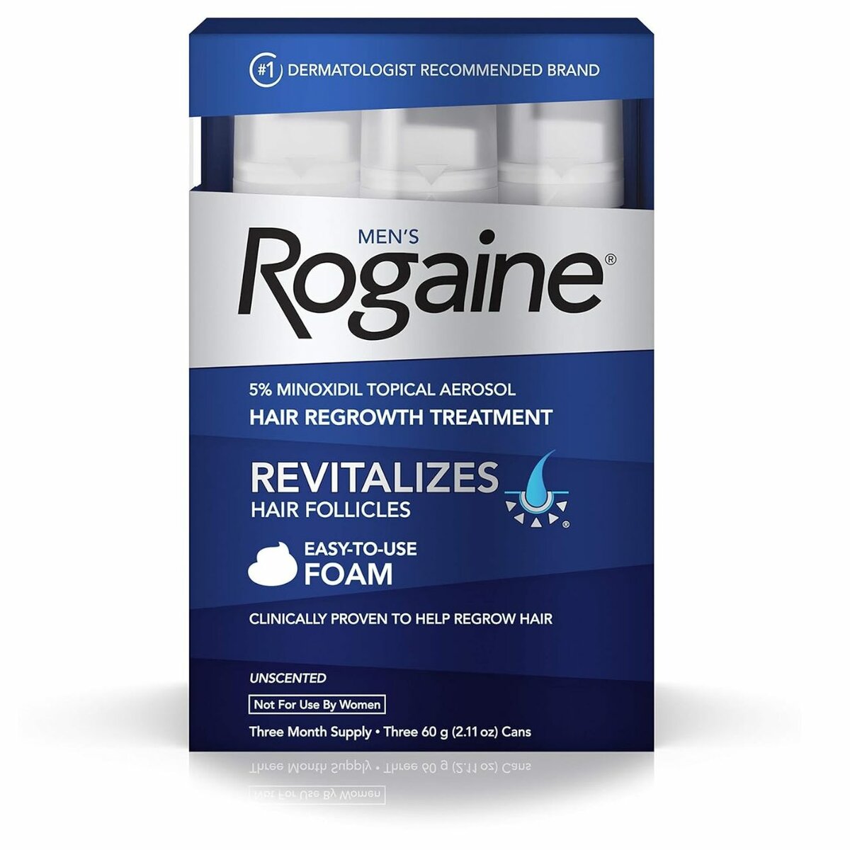 Rogaine Minoxidil foam box