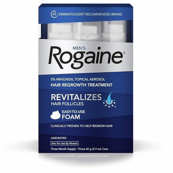 Rogaine Minoxidil foam box
