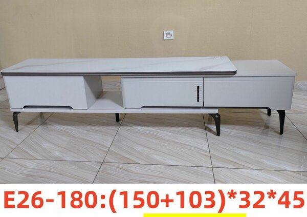 Meuble TV Moderne Gris