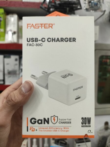 Faster 30 watt  pd GaN charger