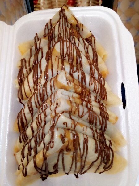 Crêpes délicieuses au chocolat