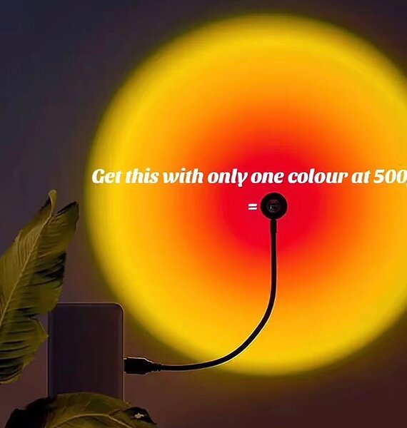 USB LED Sunset Lamp