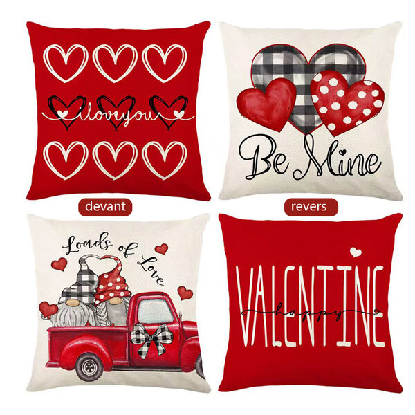 Coussins Décoratifs Saint-Valentin