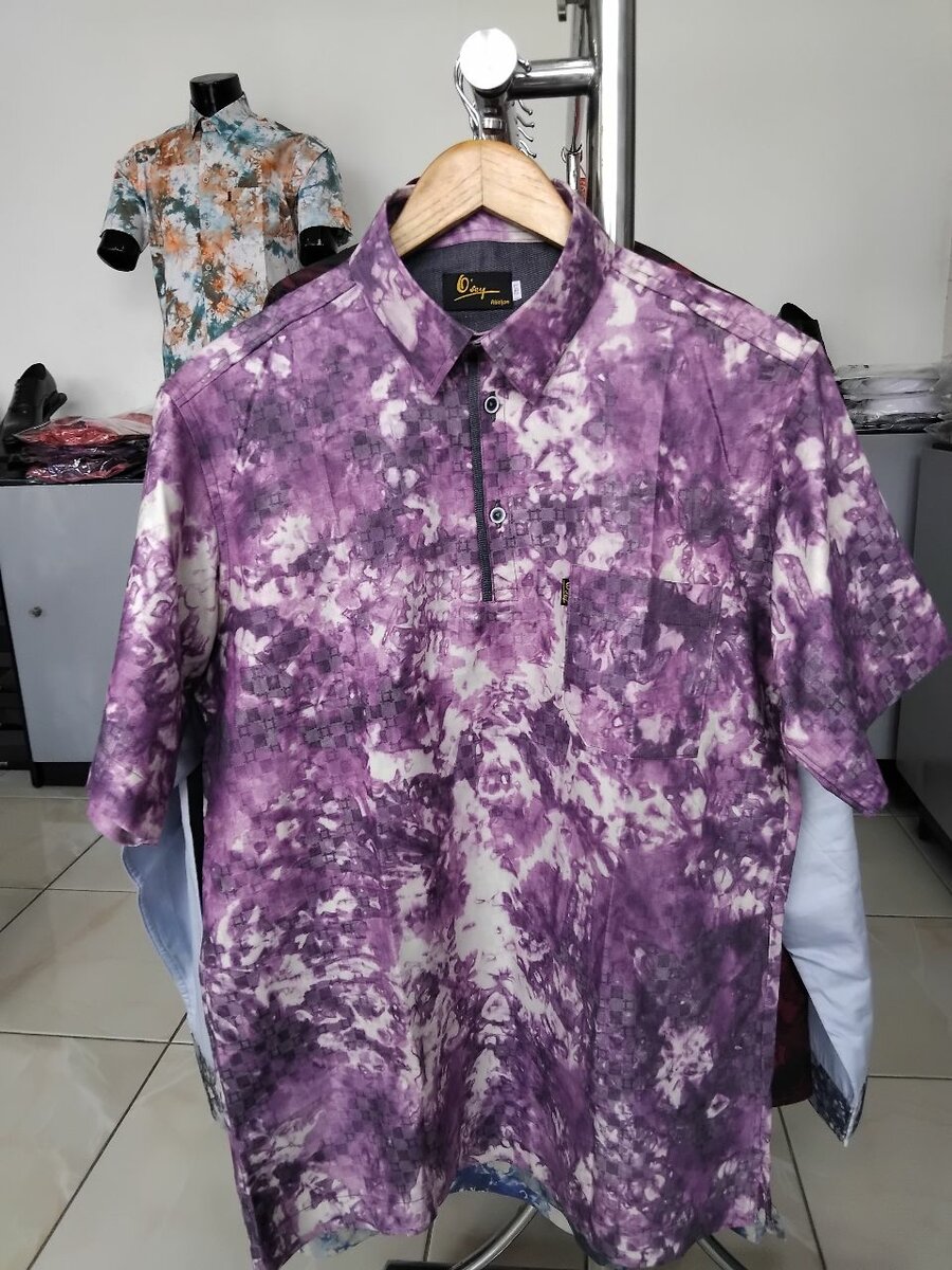 Chemise indigo O'sey Collectio