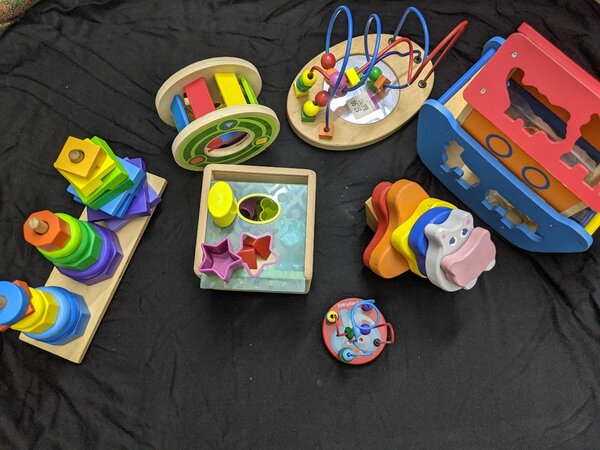 Montessori wooden toys