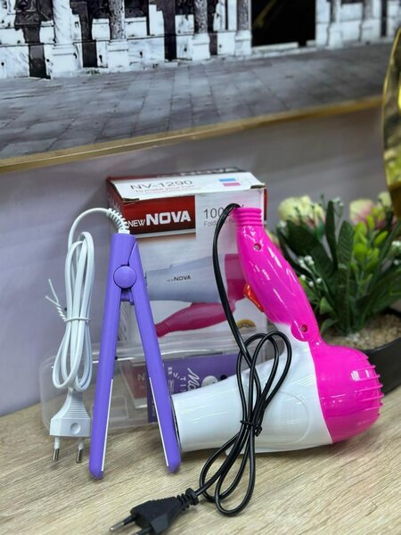 Sèche-cheveux et lisseur Nova