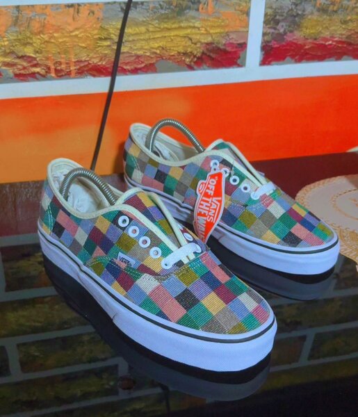 Vans Sneakers Carreaux Multicolores