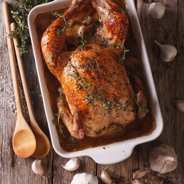 Poulet au four savoureux