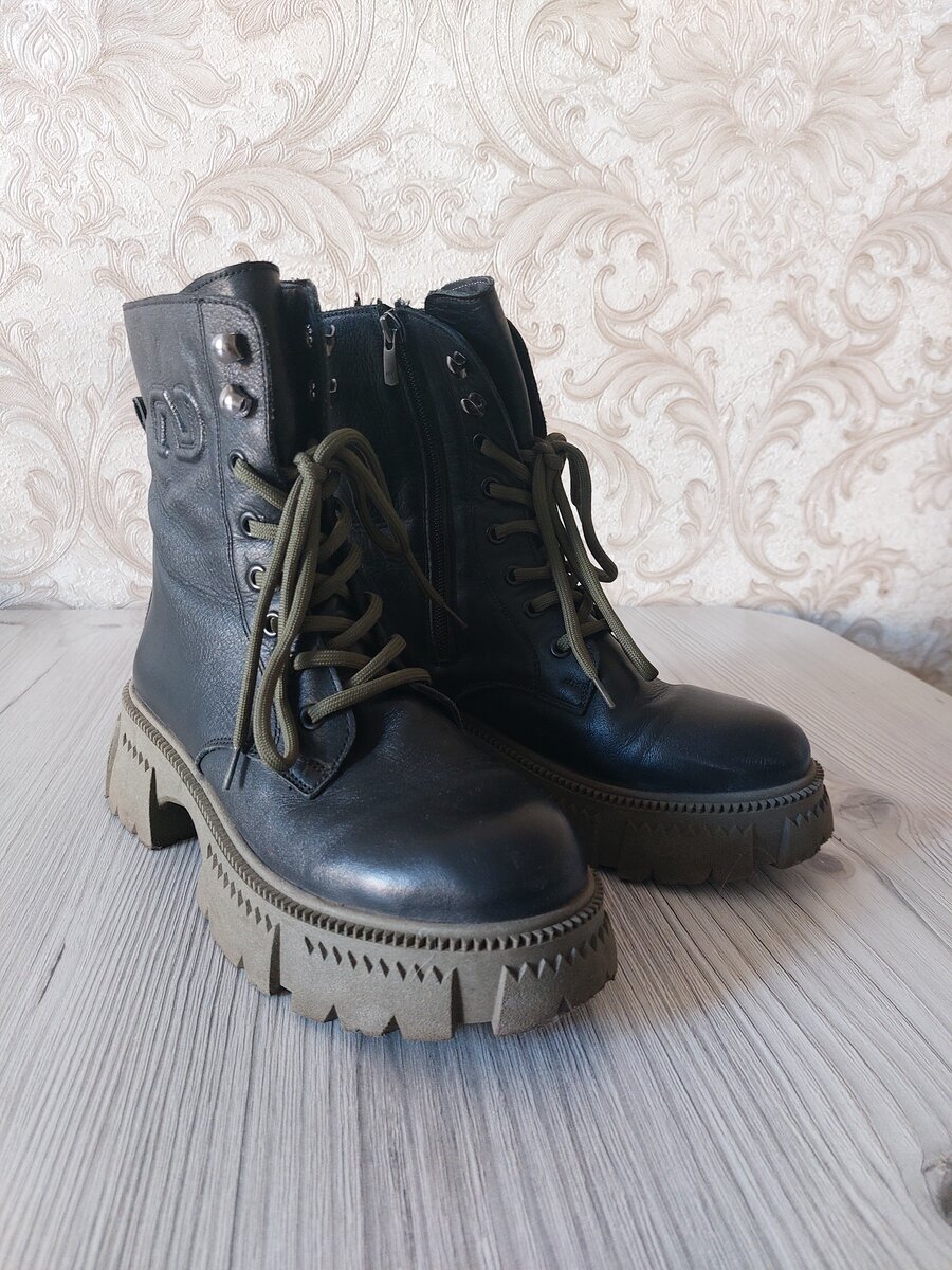 Женские ботинки. Натуральная кожа. 38 размер