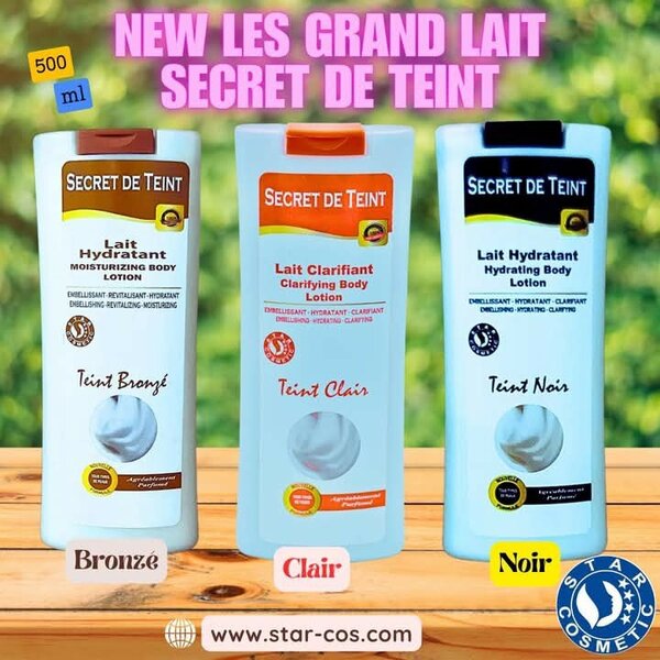 Lait de corps secret de teint
