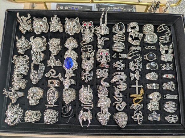 Bague Homme Gothique Éclectique