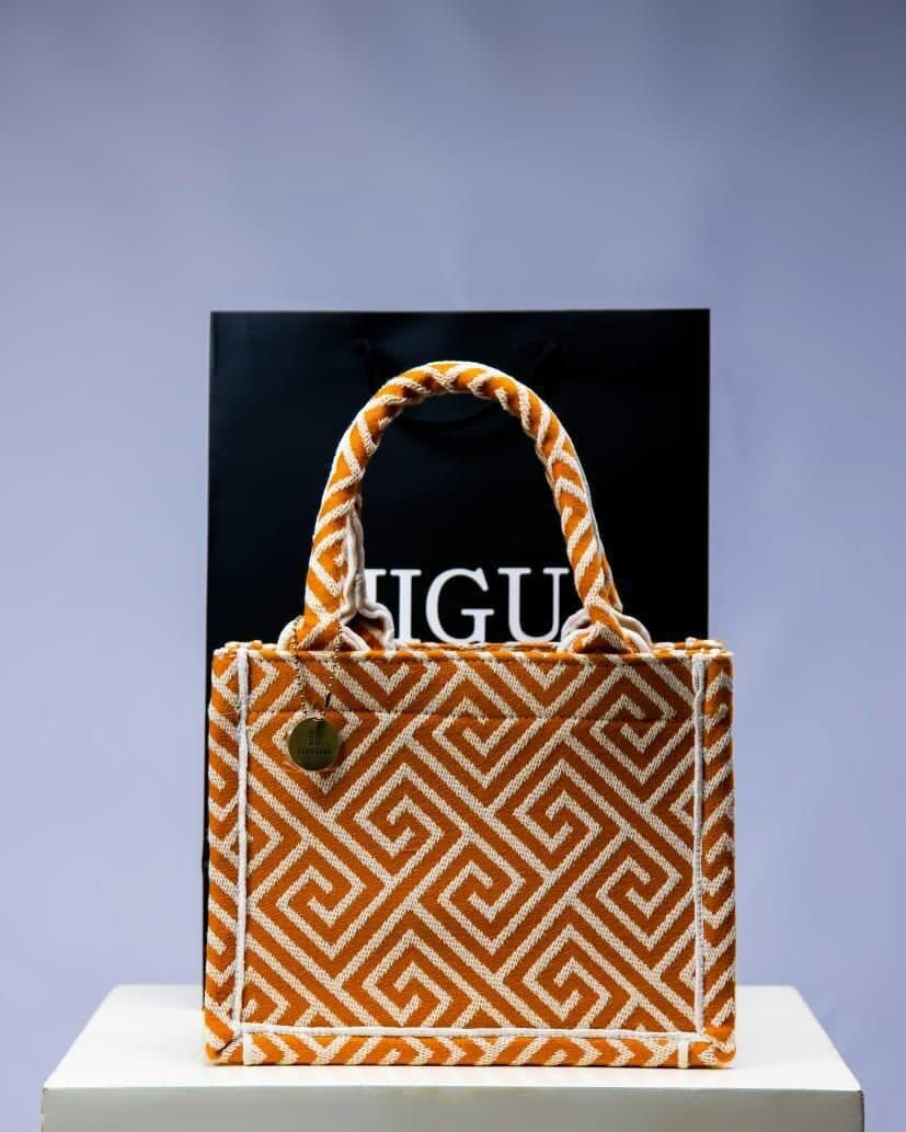 Sac élégant en tissu imprimé