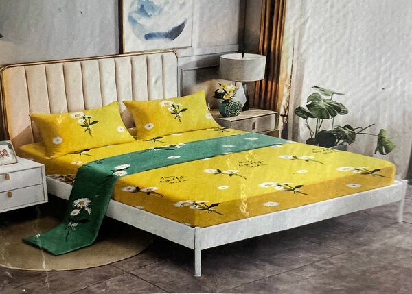 Draps-housses trois place