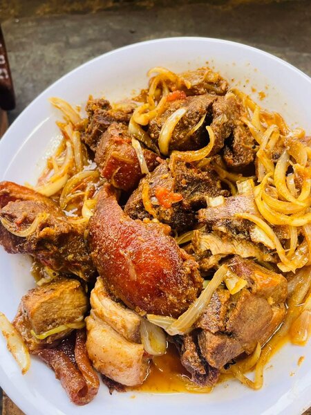 Sauté de porc Attieké