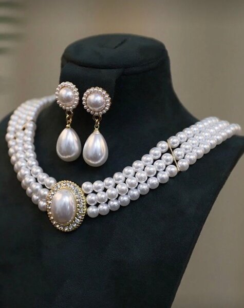 Collier élégance perles