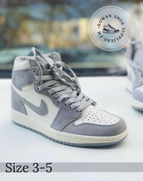 AIR JORDAN 1s grey SNEAKERS size 3-5