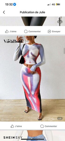 Ensemble Longue Imprimée Femme