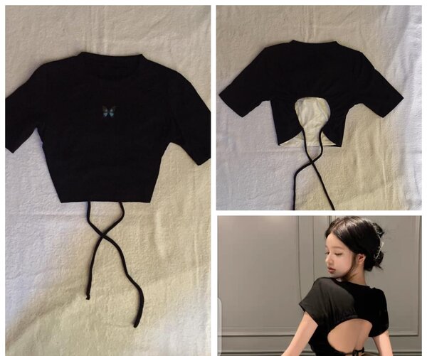 Salaula crop tops and tops