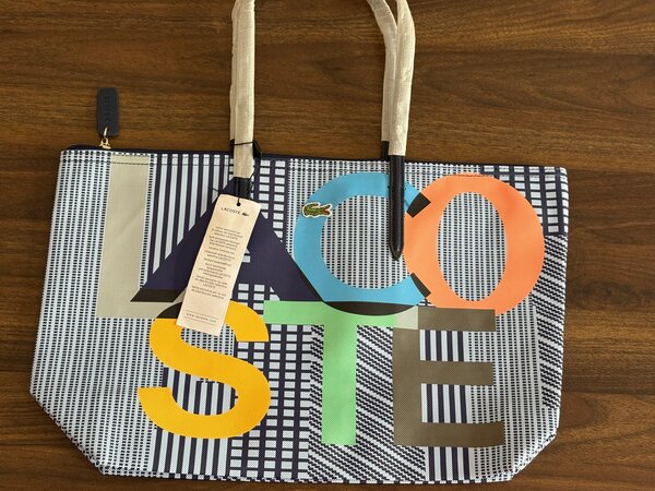 Sac cabas Lacoste coloré