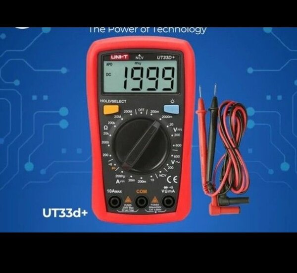 Multimètre numérique UT33D+