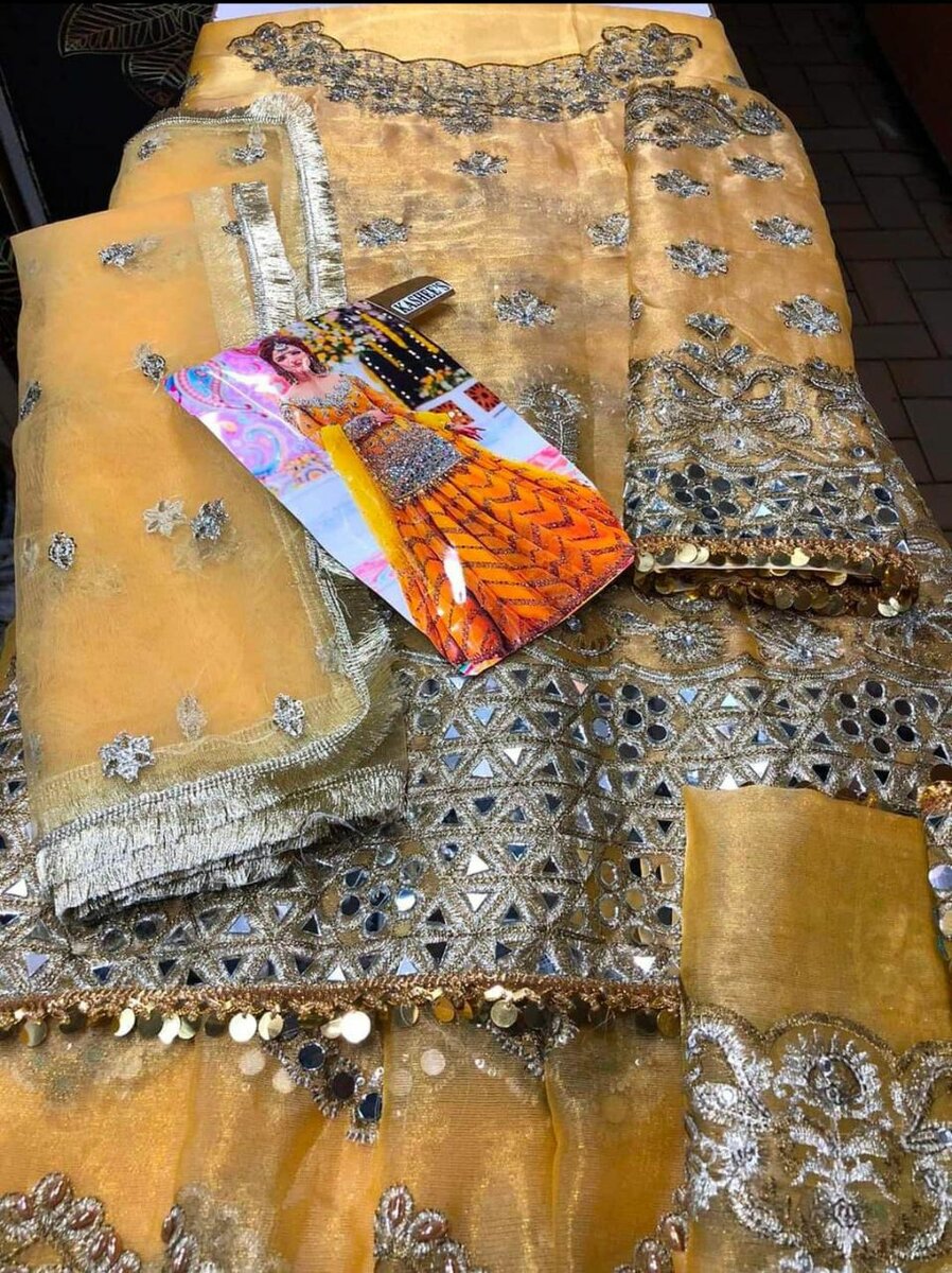 Bridel net embroidery maxi 3 pc dc free