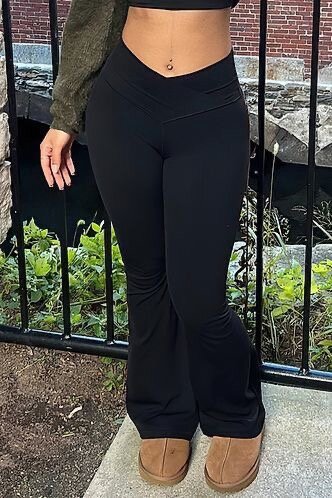 Pantalon large côtelé pour femme