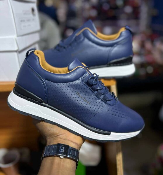 Chaussures décontractées en cuir homme