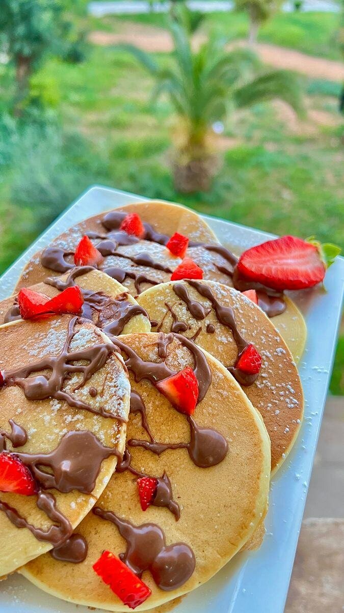 5 pancakes aux fruits