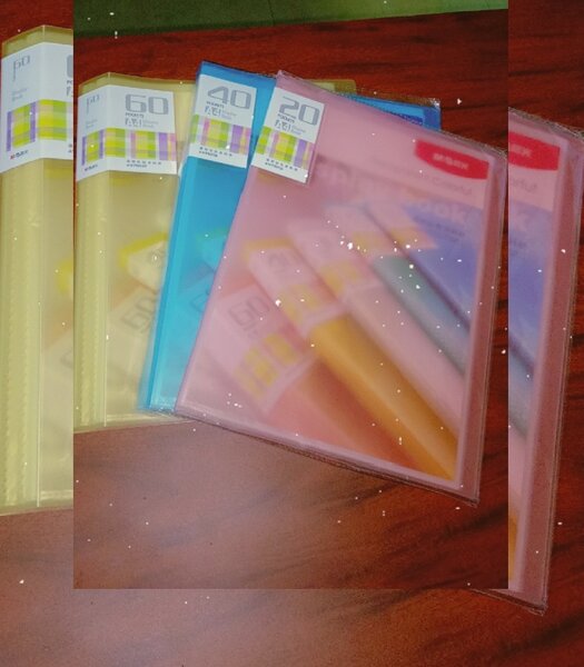 Dossier transparent 60 pochettes