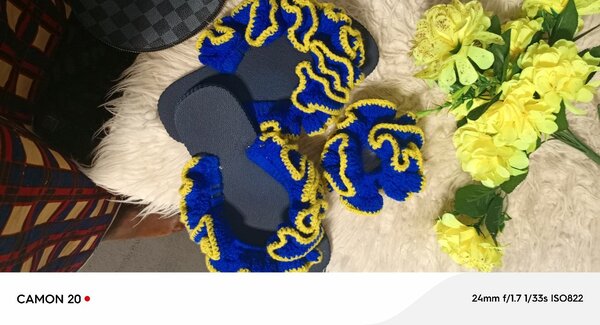 Mules tricotées confortables