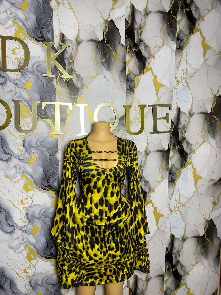 Robe à motifs séduisante