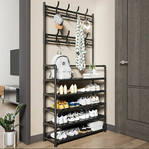SHOE RACK AND COAT RACK